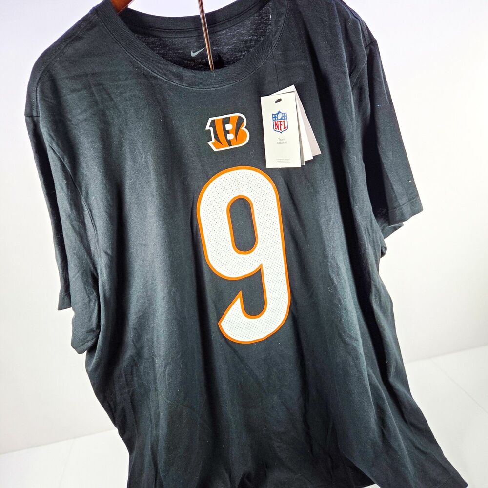 Nike Cincinnati Bengals Joe Burrow #9 T-Shirt Size XXL New With Tags - Picture 3 of 4